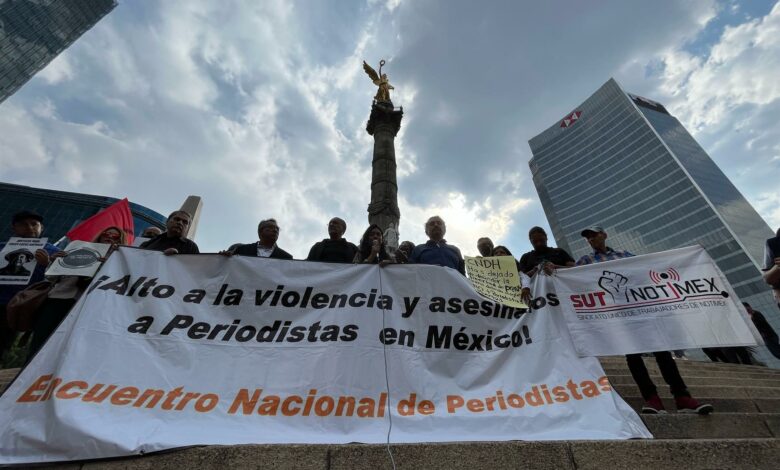 Mexico journalists protest murder of 3 colleagues in 5 days