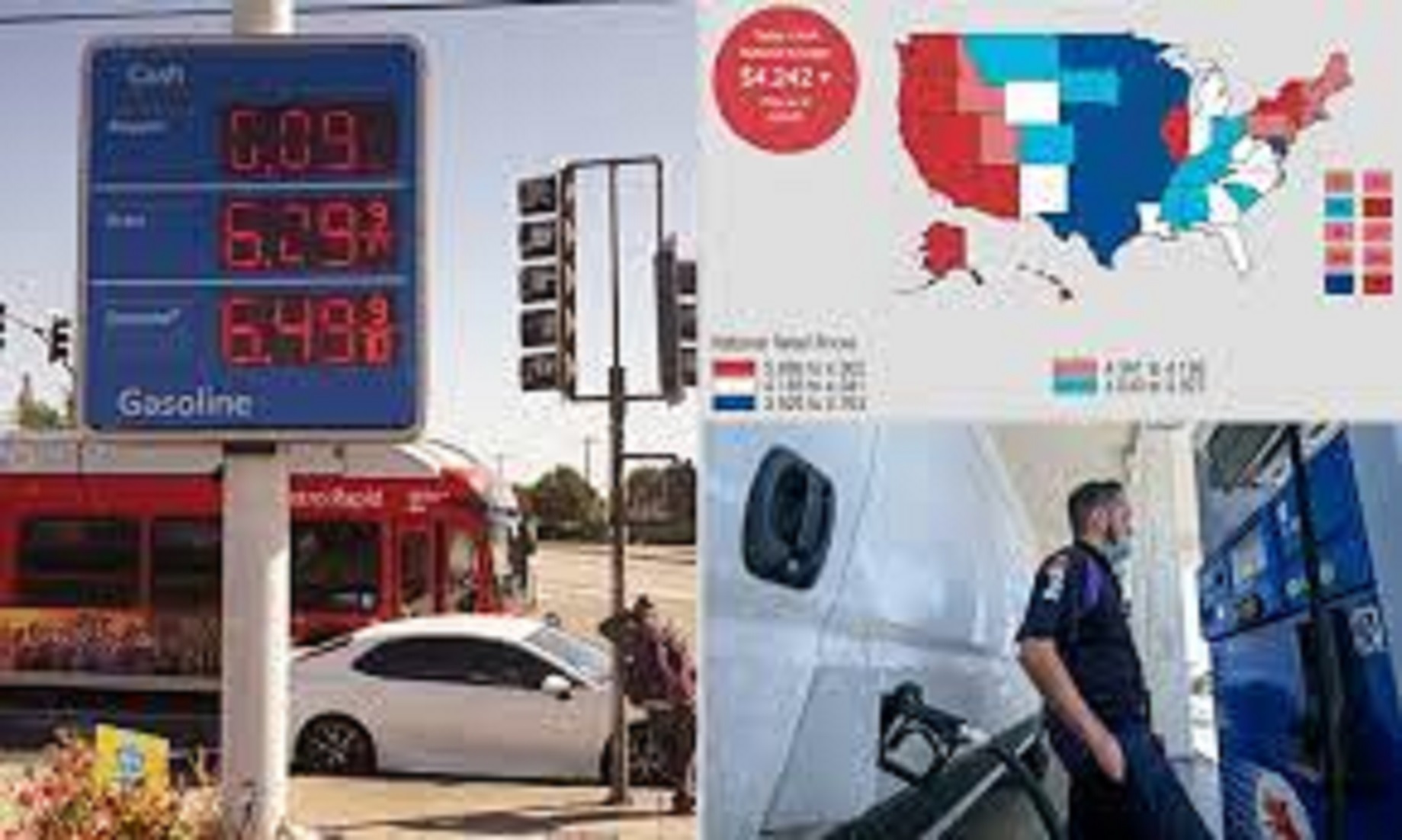 Average Regular Gas Price In California Hits Six USD Per Gallon For First Time