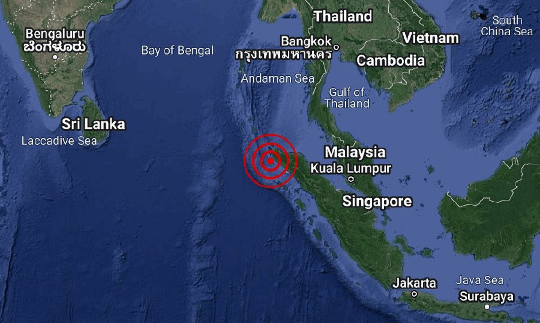 6.0-Magnitude Quake Strikes Off Western Indonesia