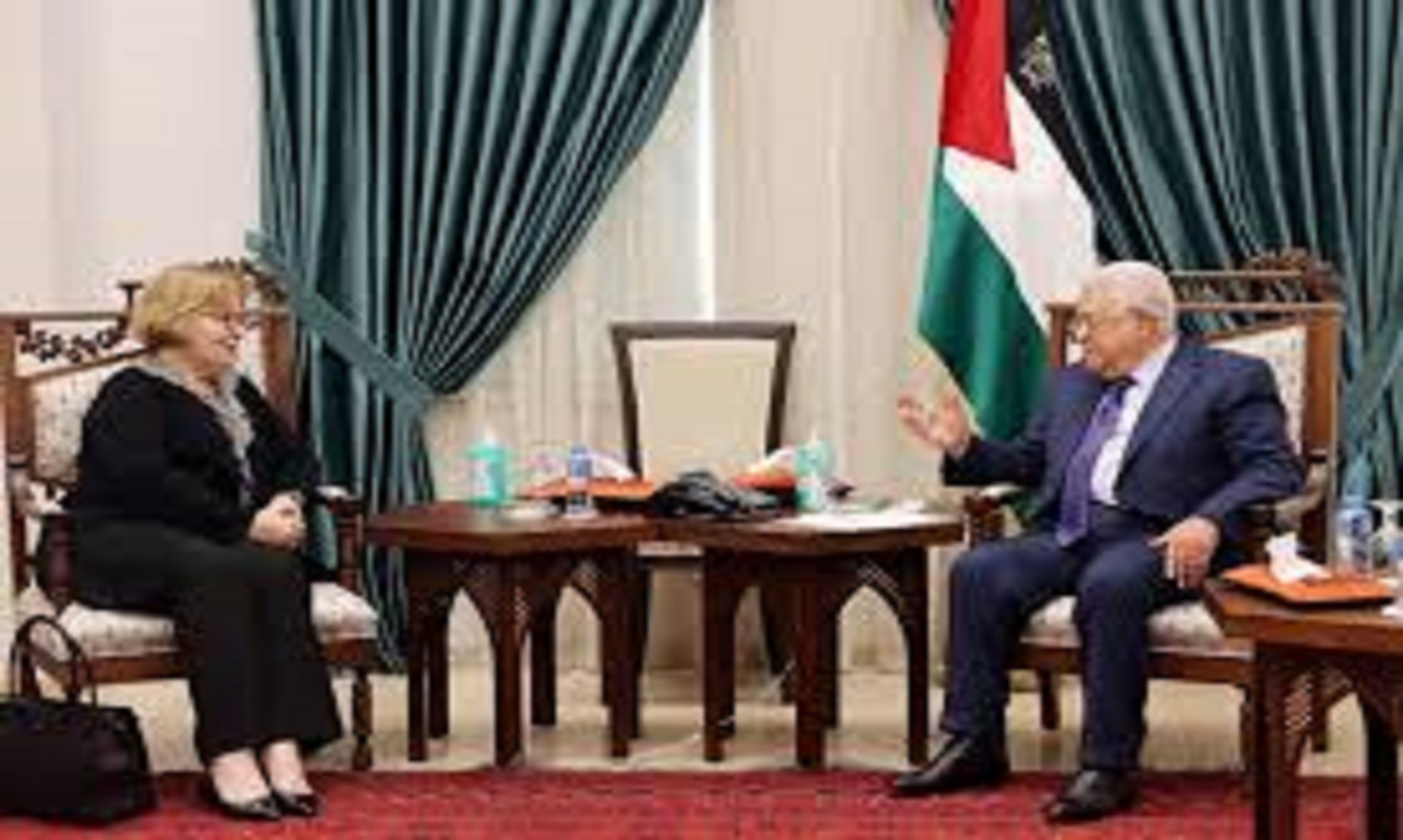 Palestinian President Hosted Senior U.S. Officials Ahead Of Biden’s Visit