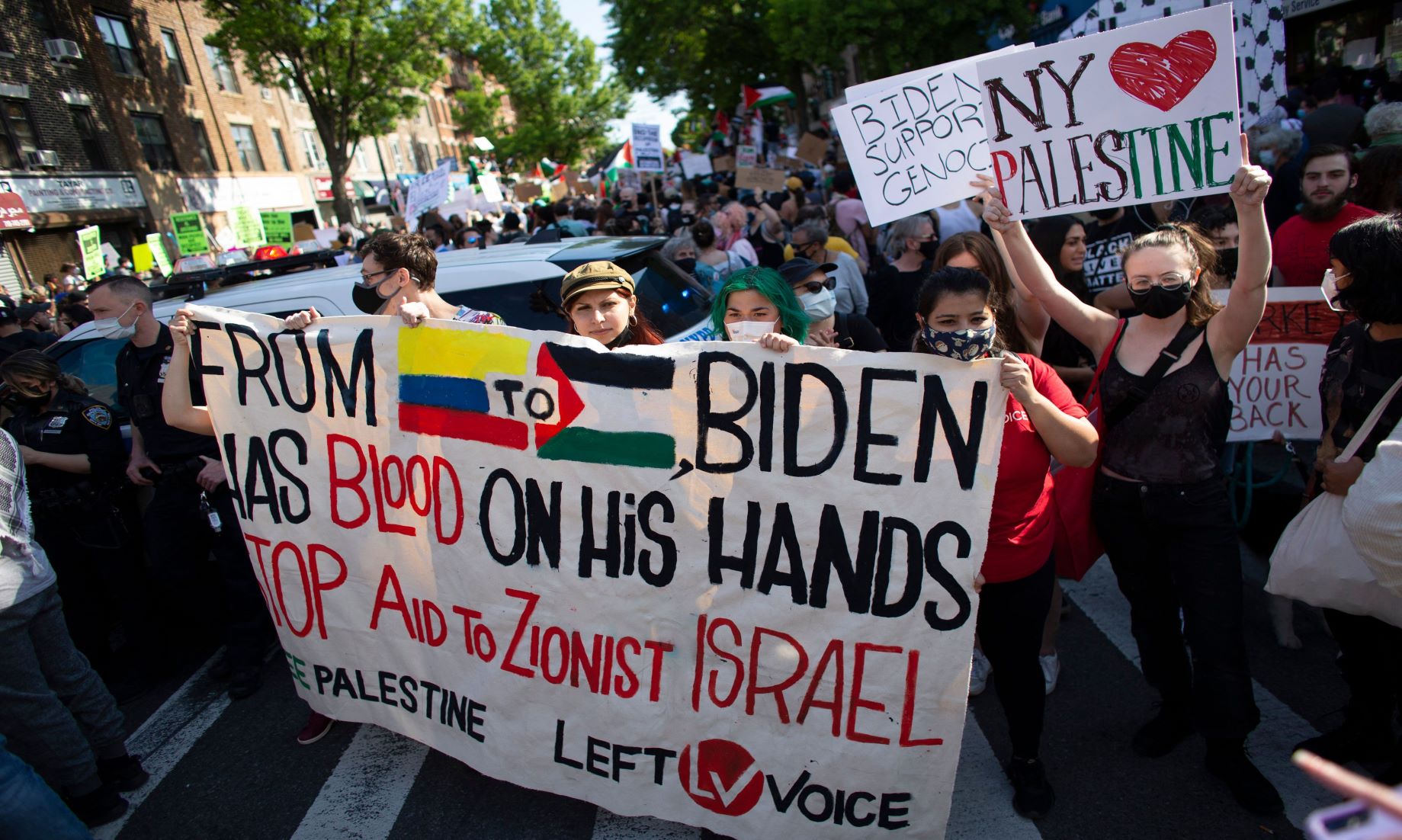 Palestinians Held Mass Protests Against Biden’s Visit