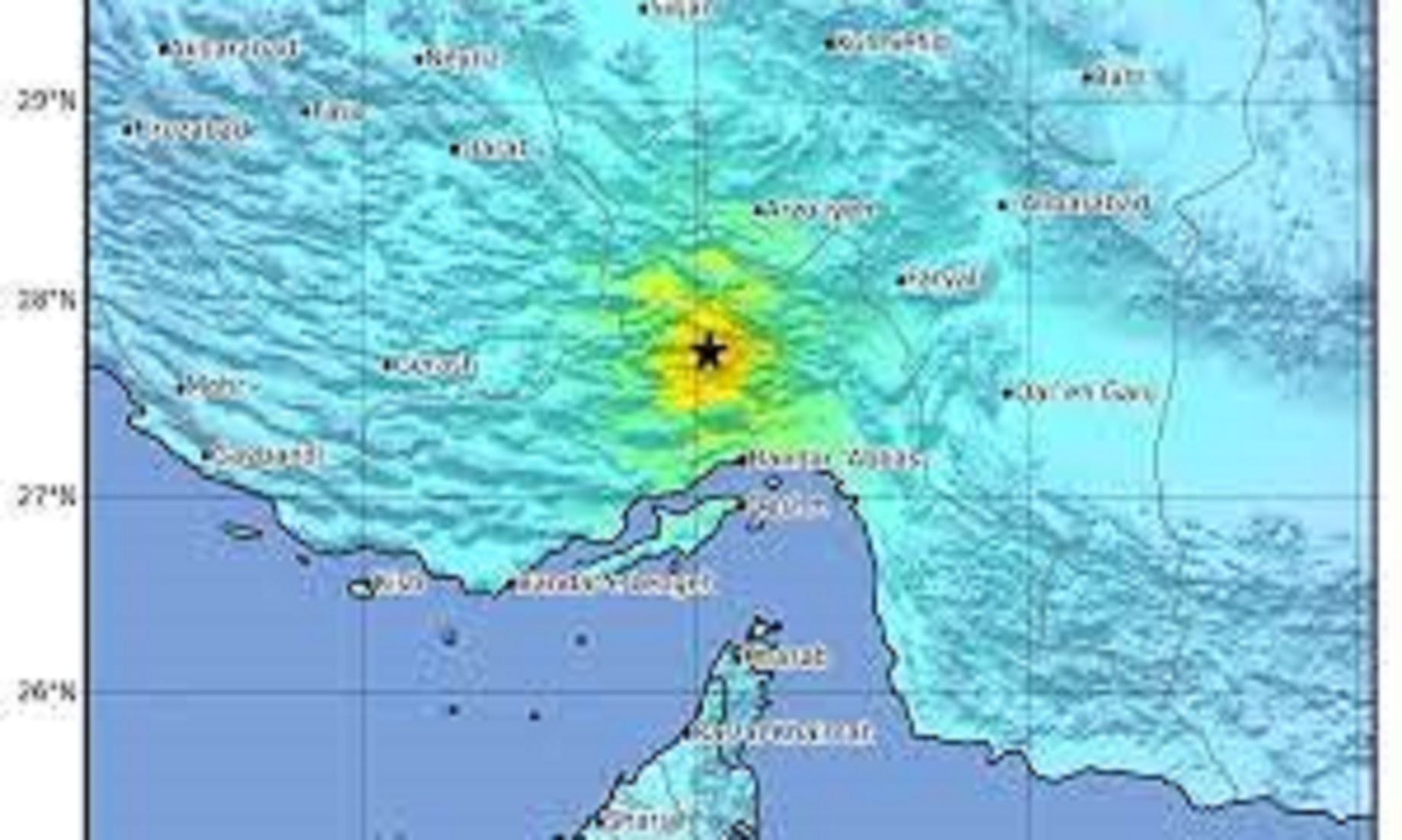 6.1-Magnitude Quake Hit 54 Km NE Of Bandar-E Lengeh, Iran