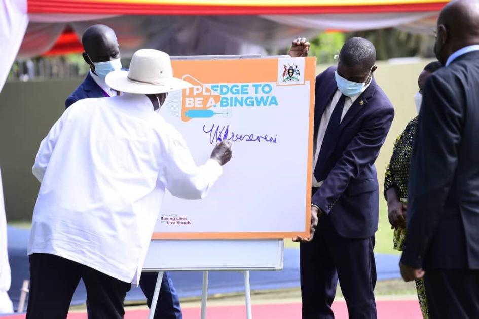 Covid-19: Ugandan President Museveni commits to increase vaccine uptake in Africa