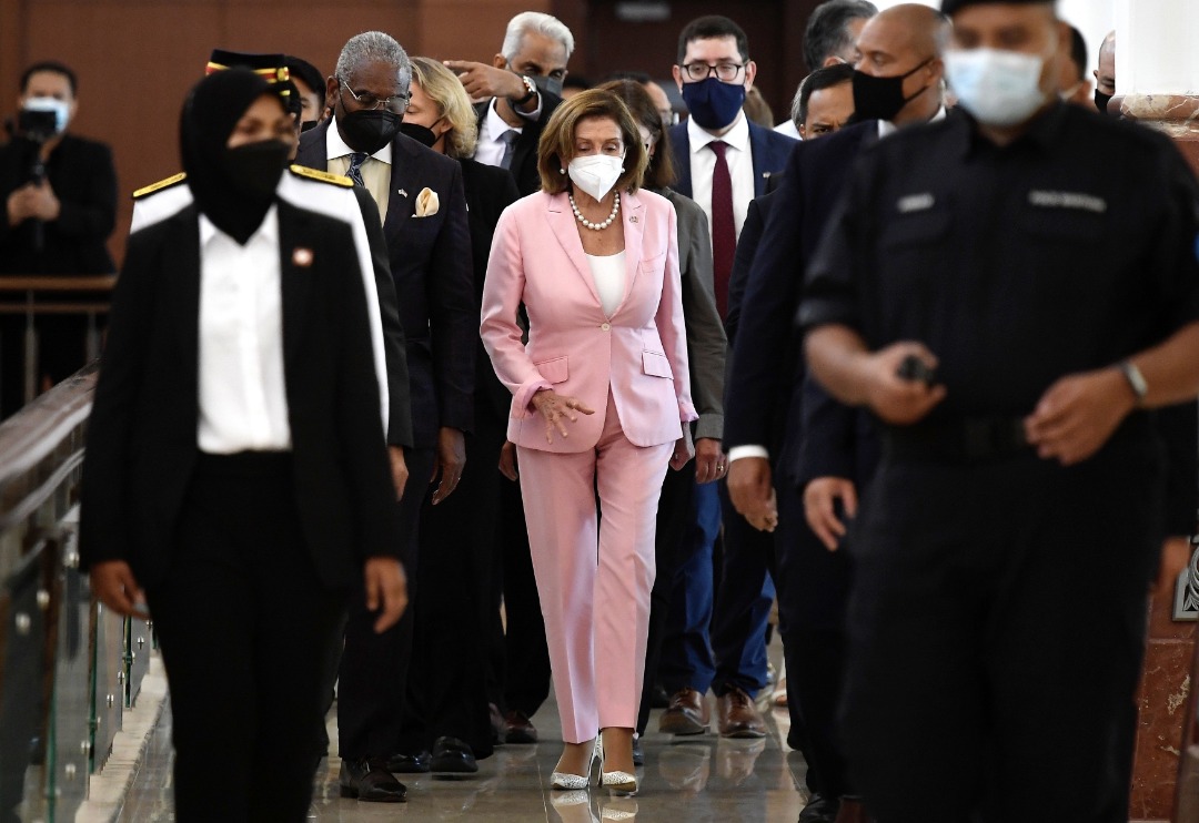 US House Speaker Nancy Pelosi and Congressional Delegation Arrive In Malaysia