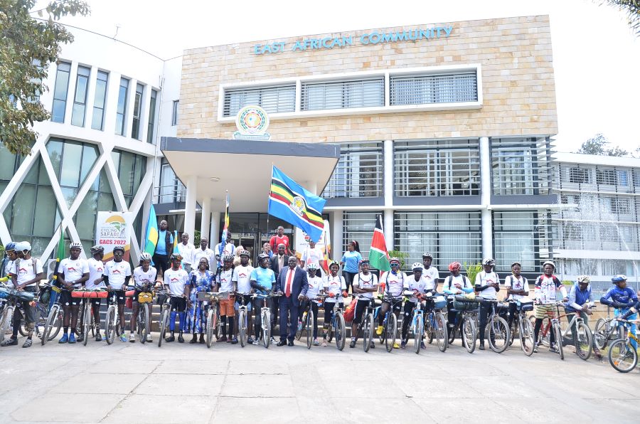 Cyclists in 5th Great African Cycling Safari flagged off in Tanzania