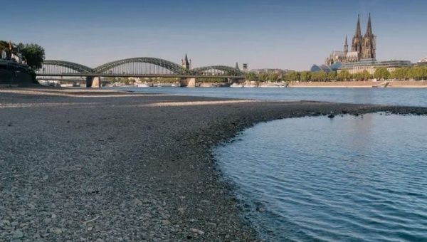 Heatwaves: Germany’s river shipping is affected by low water level