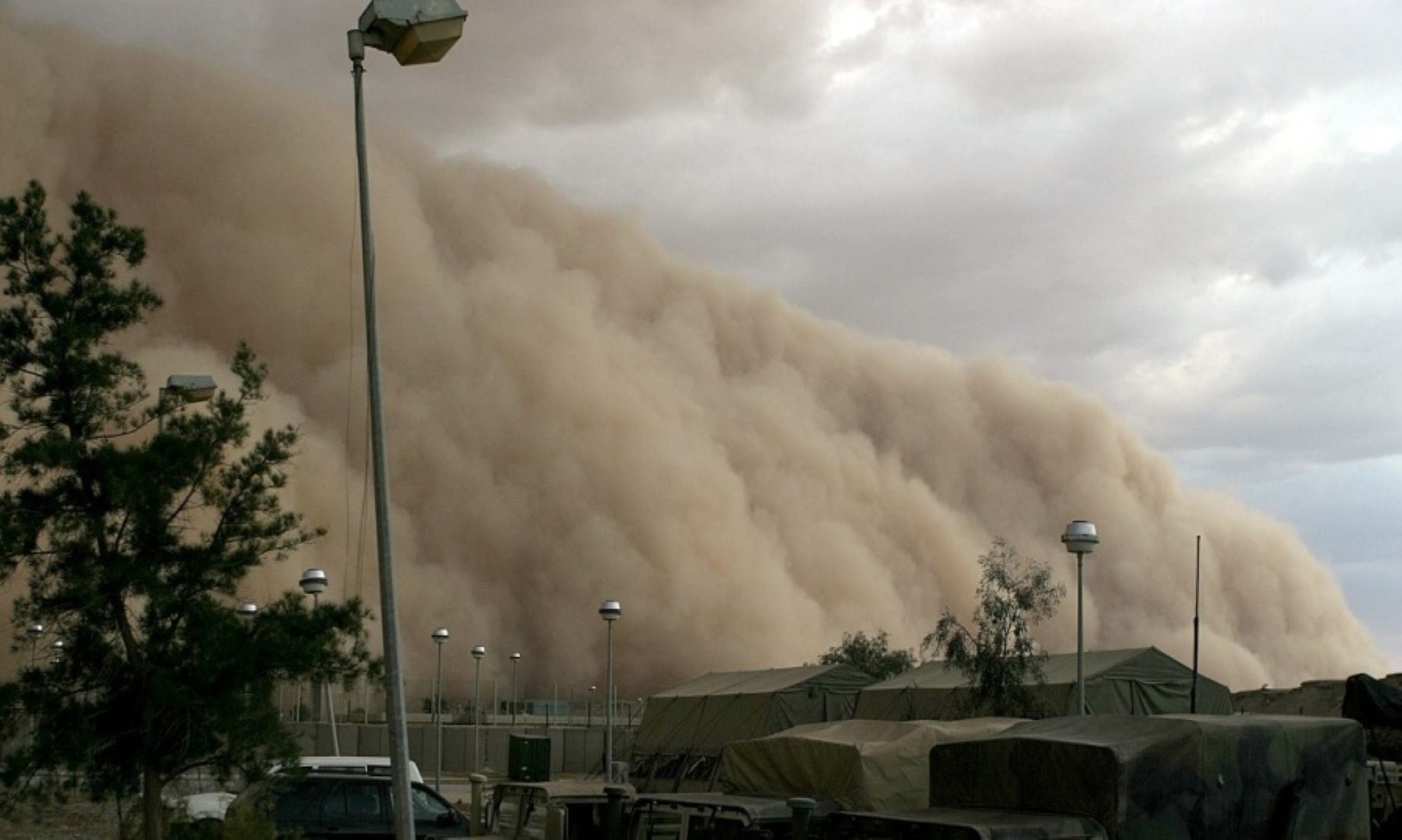 Strong Dust Storm Hit Western Mongolia