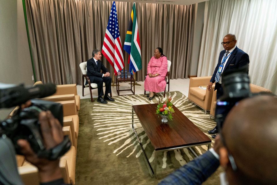 US not trying to ‘outdo’ world powers in Africa, says visiting Sec of State Blinken