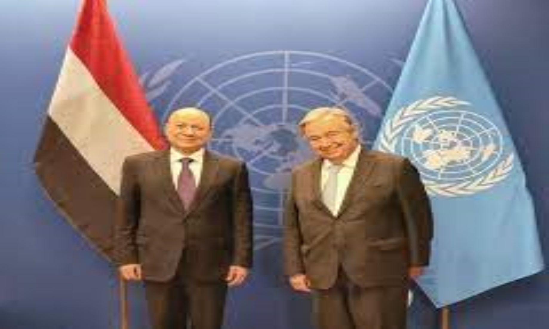 Yemeni Leader, UN Chief Discussed Peace Efforts In Yemen