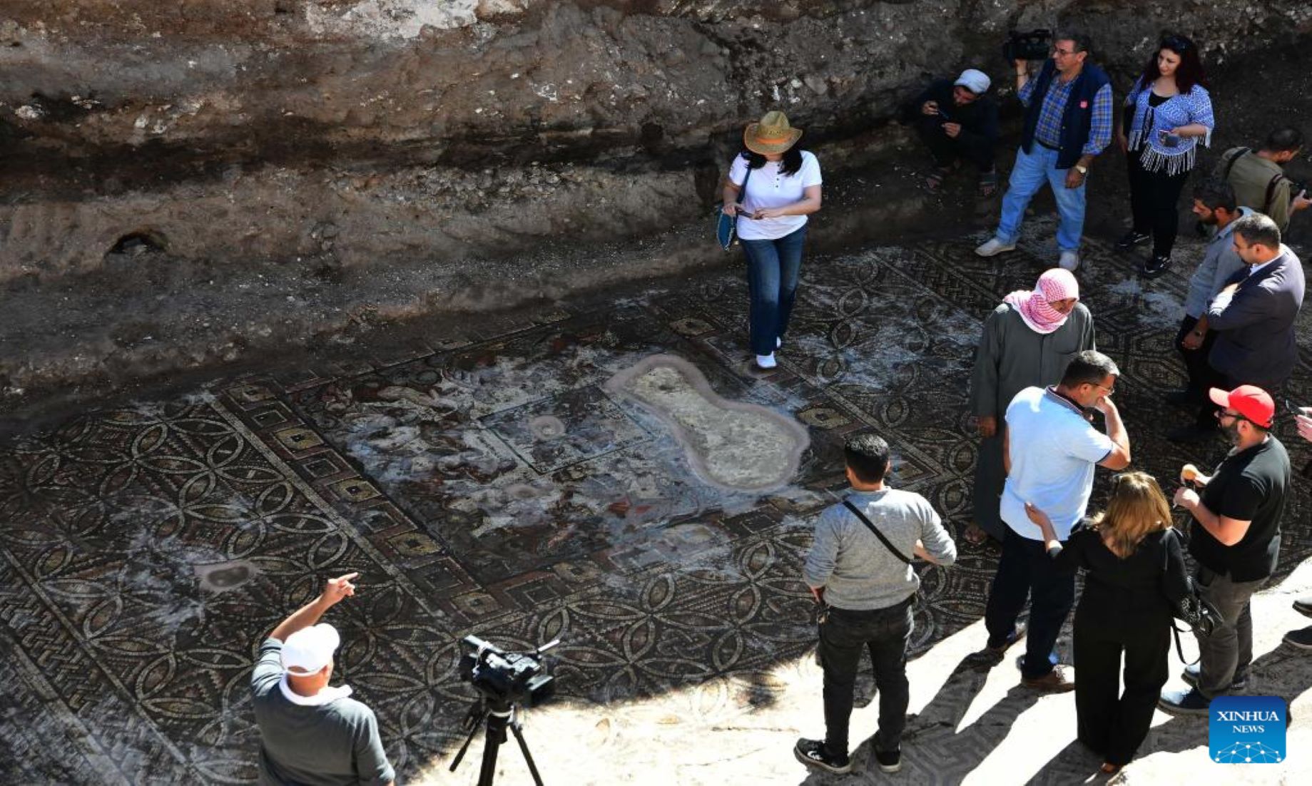 4th Century “Rare” Roman Mosaic Floor Unearthed In Syria’s Homs