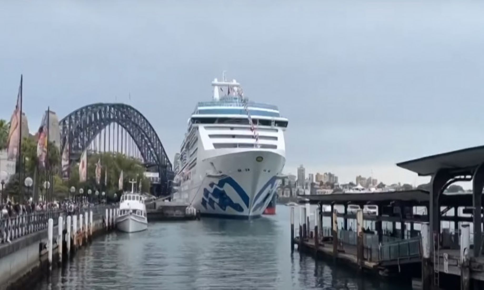 Cruise Ship Majestic Princess With 800 COVID-19 Cases Docked In Sydney