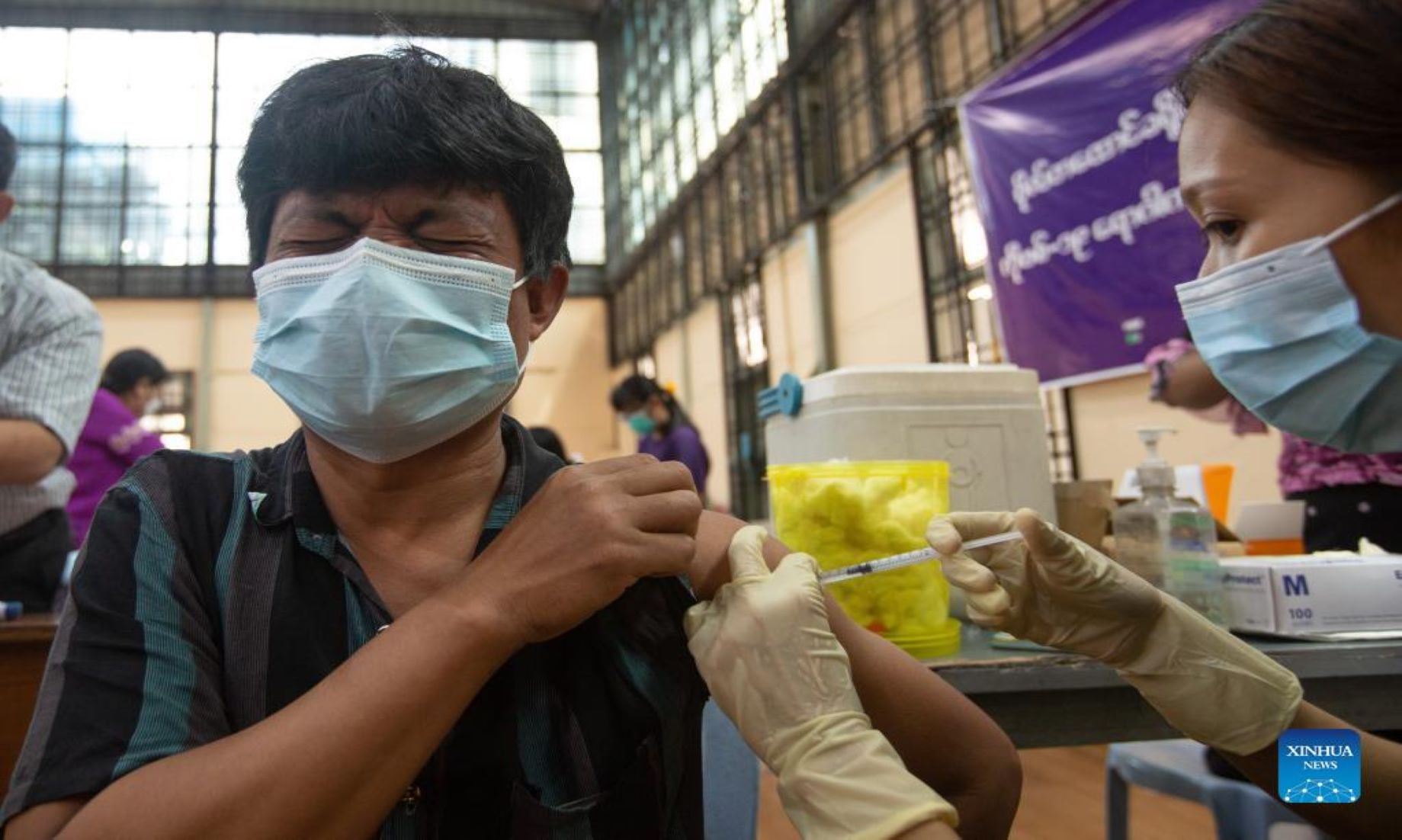 Over 37.4 Million People Vaccinated For COVID-19 In Myanmar
