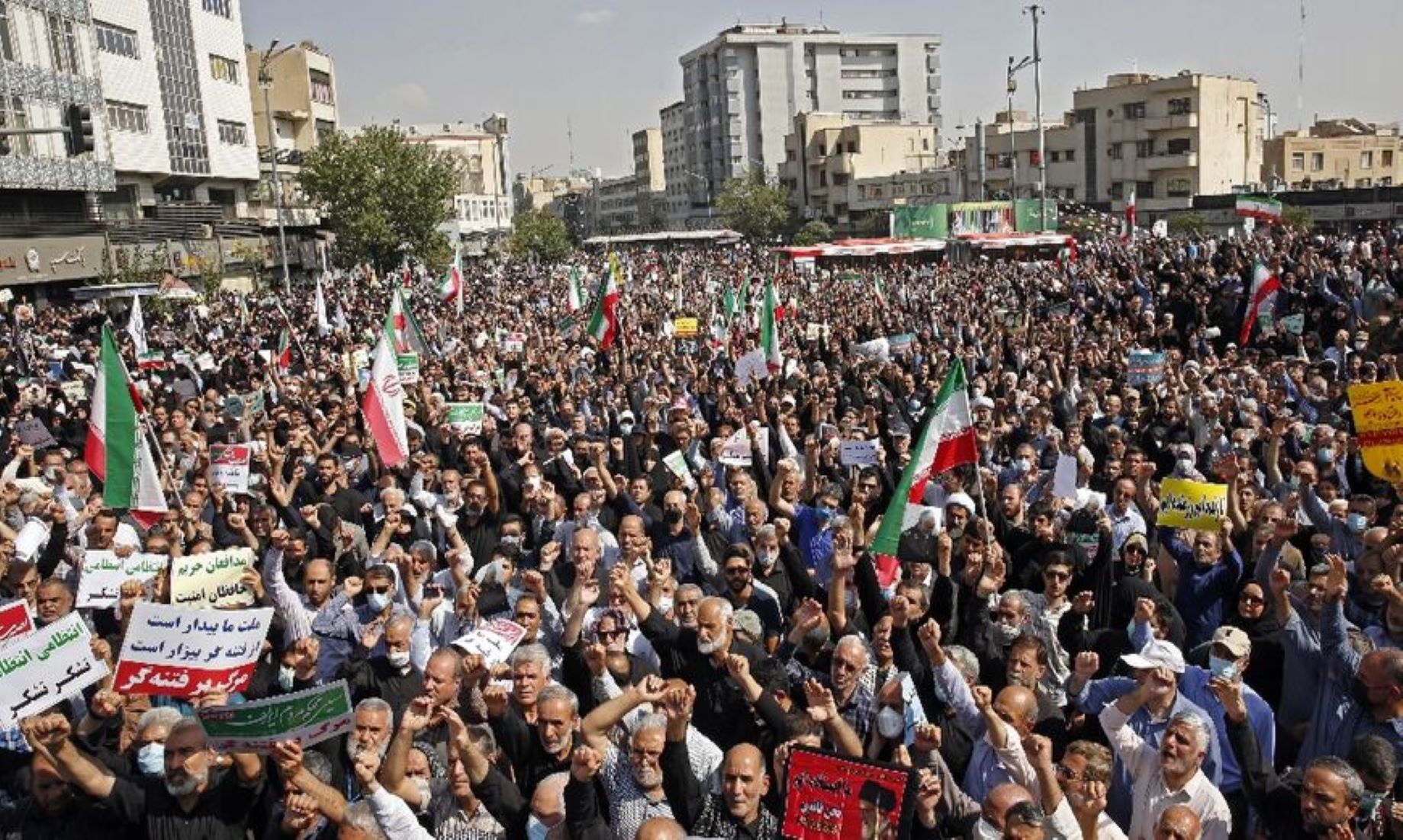 Iranians Staged Nationwide Protests Against Western “Interference”