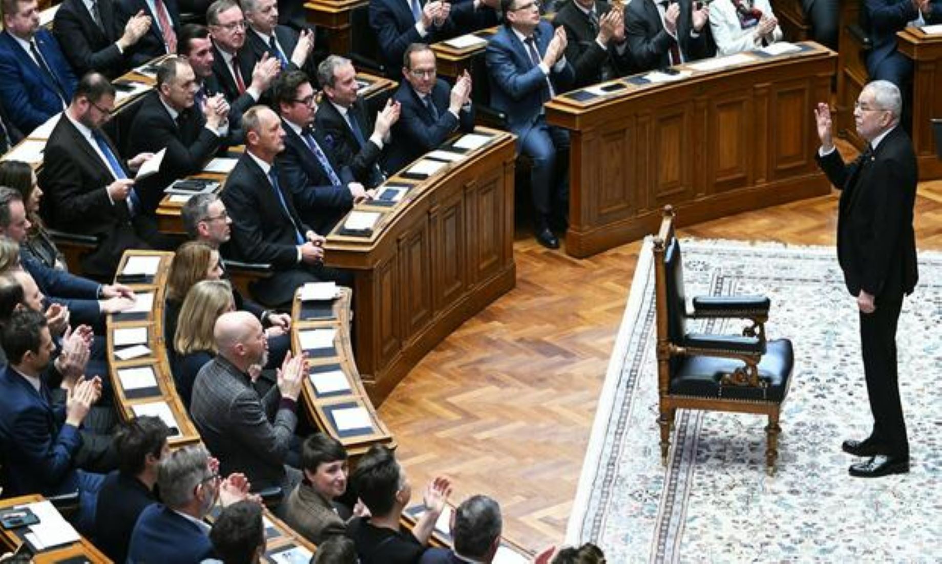 Austrian President Sworn In For Second Term