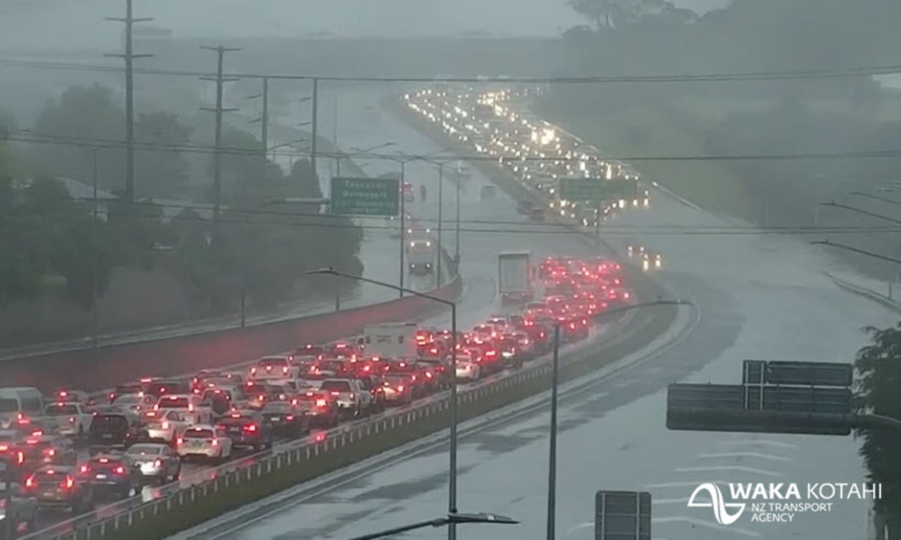 Record Rainfall Overnight In Auckland Caused Massive Flooding