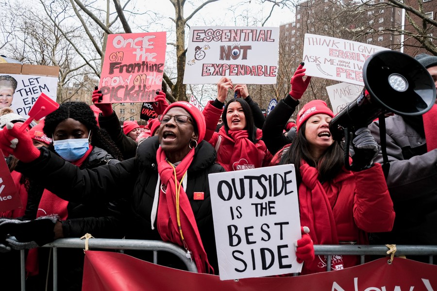 US: New York nurses end strike with tentative deals reached