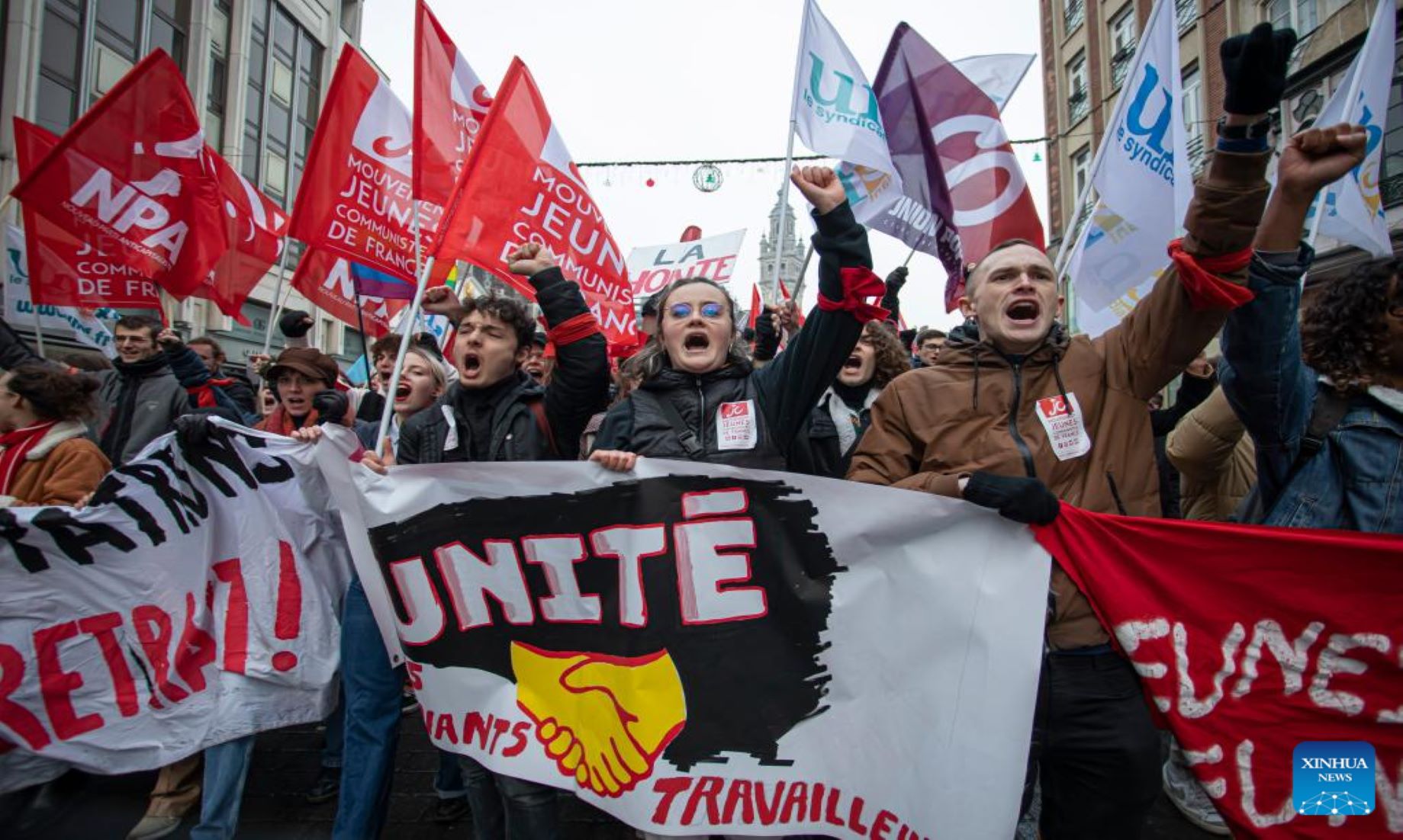 Over One Million French People Demonstrated Against Controversial Pension Reform