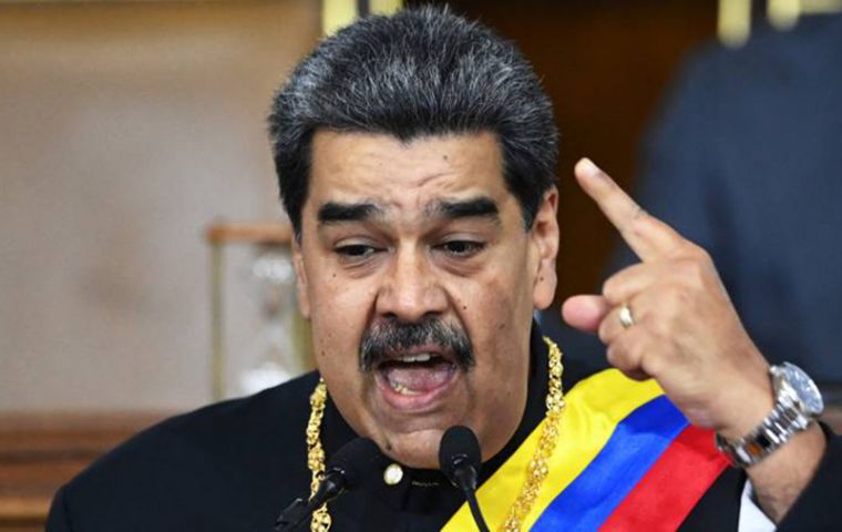 Venezuelan Pres Maduro not attending Celac summit in Buenos Aires as Argentine opposition call for his arrest