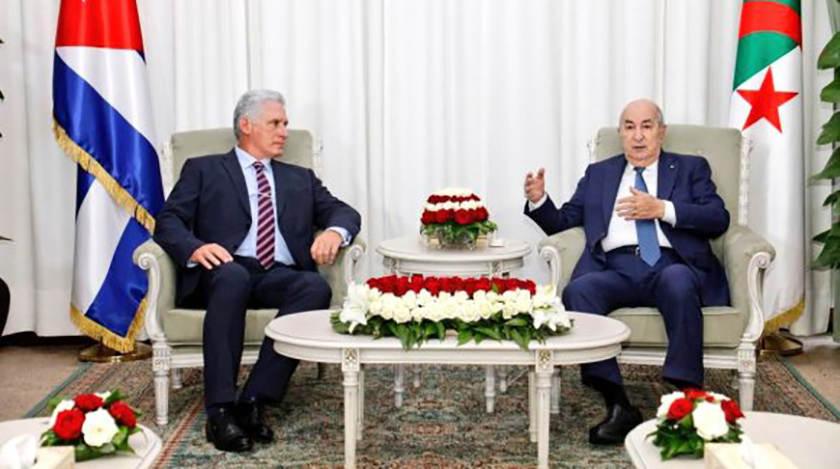 Cuban Pres Díaz-Canel thanks Algerian president for donation