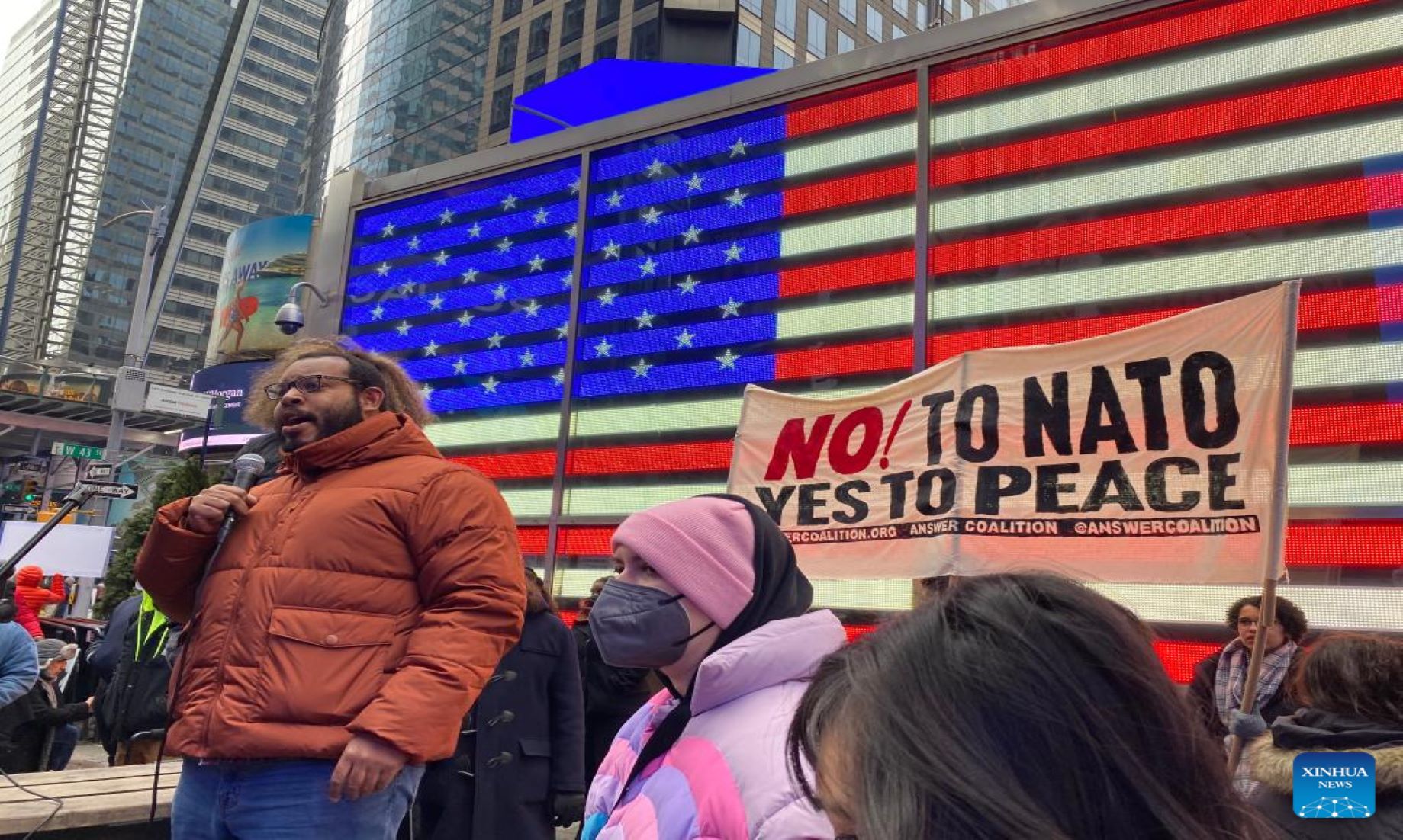 Protesters Denounced U.S. As “War Machine” At Washington Rally