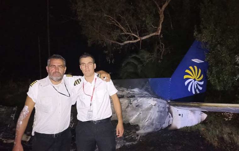 Uruguayan mail cargo plane crashlands in Argentina, both occupants survive