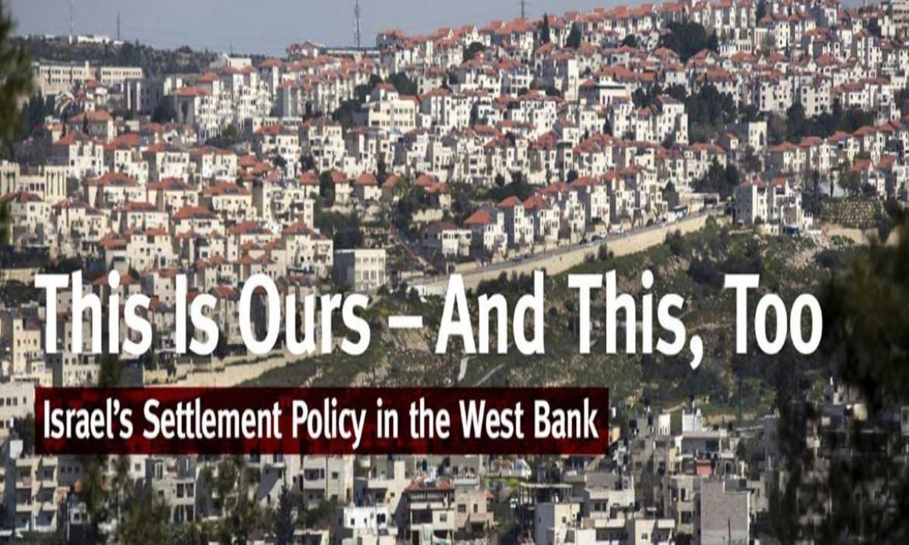 PLO Welcomes Int’l Calls To Halt Israeli Settlement Expansion