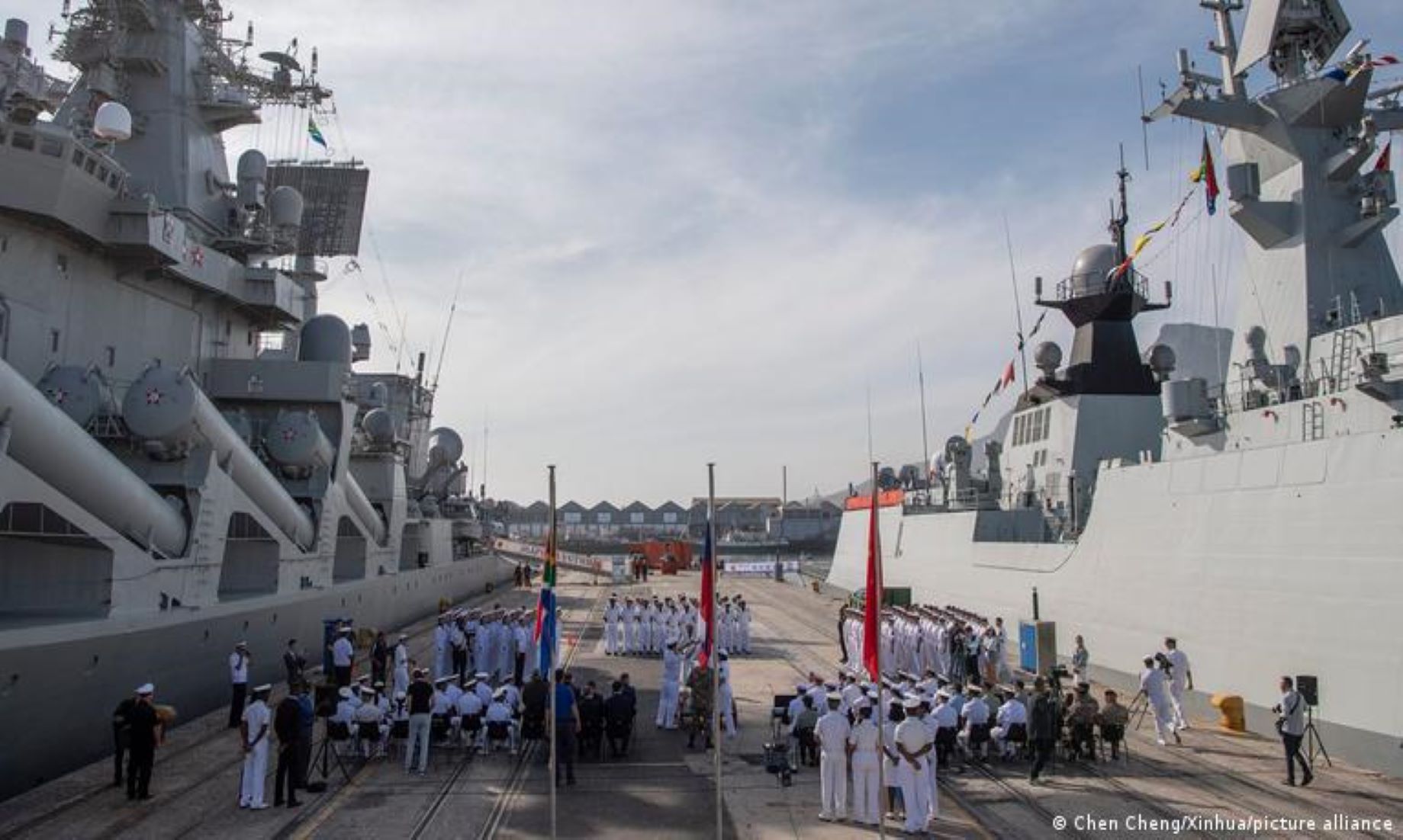 Chinese Naval Fleet Arrived In South African Port Of Richards Bay For Joint Maritime Exercise
