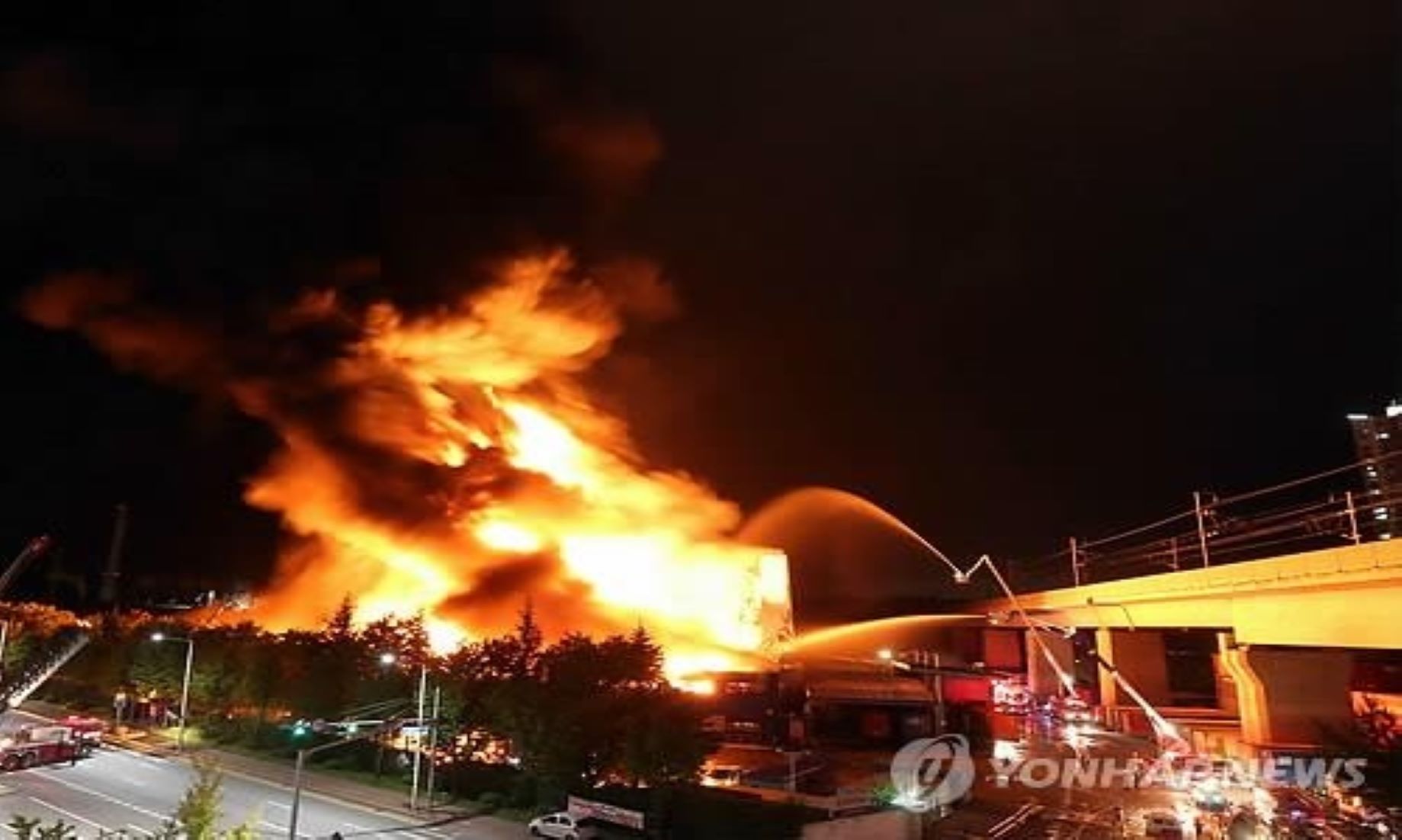 Huge Fire Broke Out In S. Korea’s Tire Plant