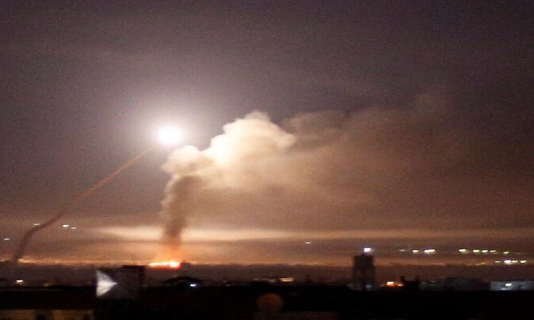 Israeli Strike Targeted Sites Near Syrian Capital