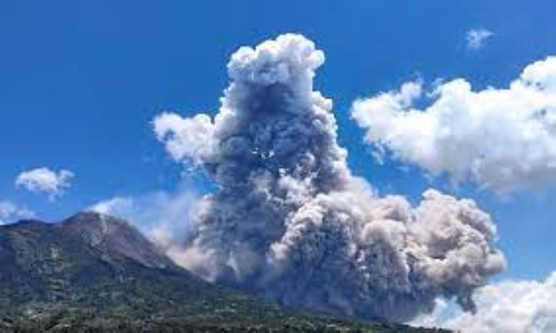 Indonesia’s Merapi Volcano Erupted, Spewing Hot Ash