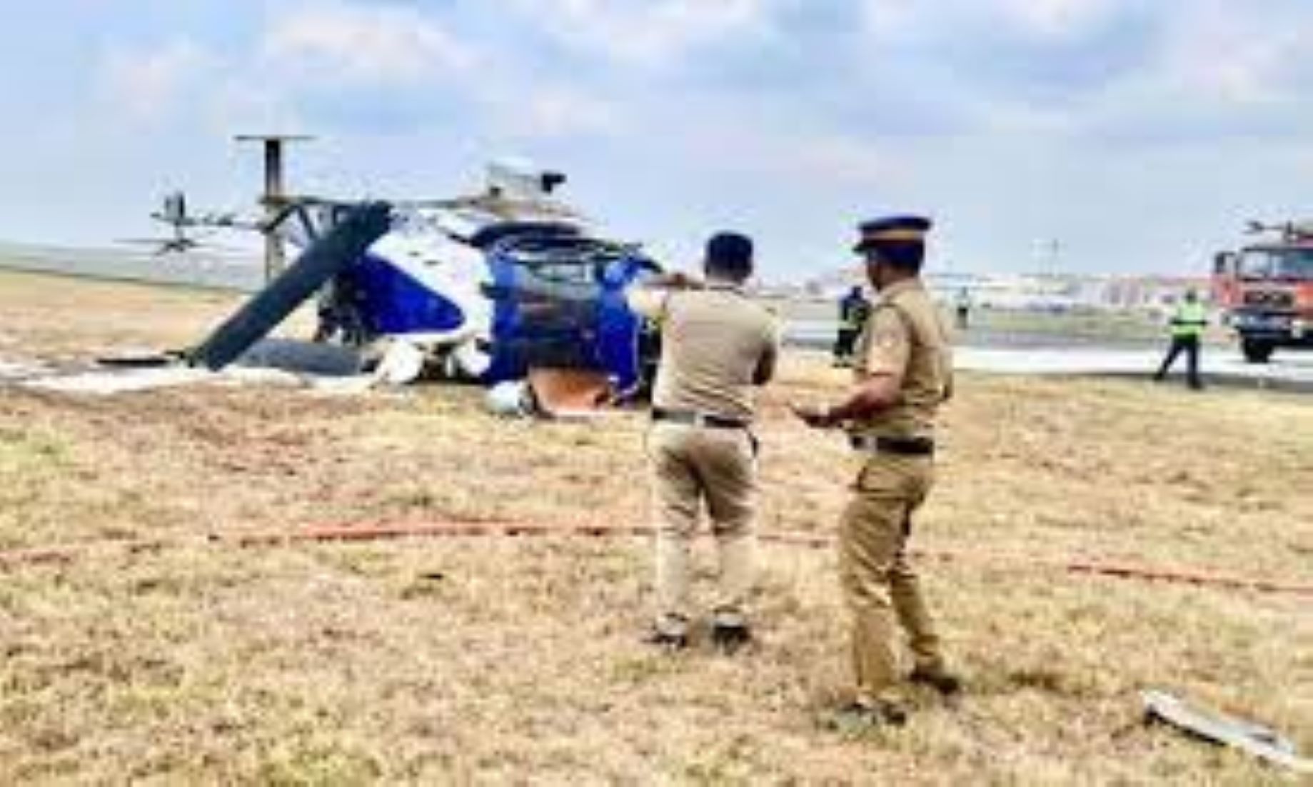 Two Injured As Indian Coast Guard Helicopter Crashed In Kerala
