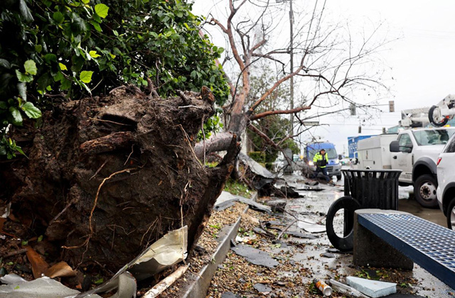Update: Tornado hits southern California as wild weather continues