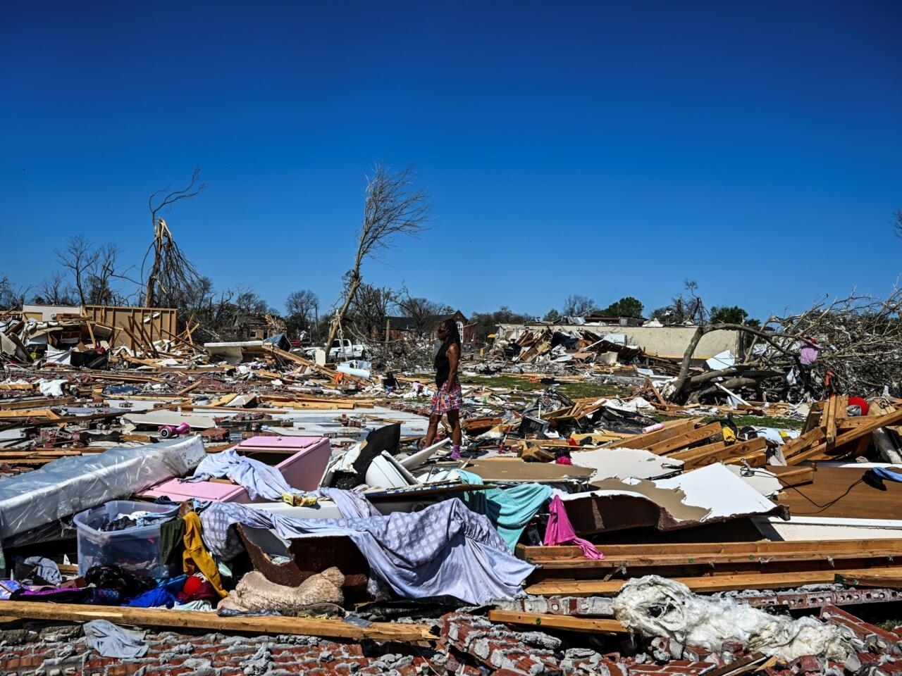US: Tornado-ravaged Mississippi faces MORE extreme weather after deadly storms killed at least 26
