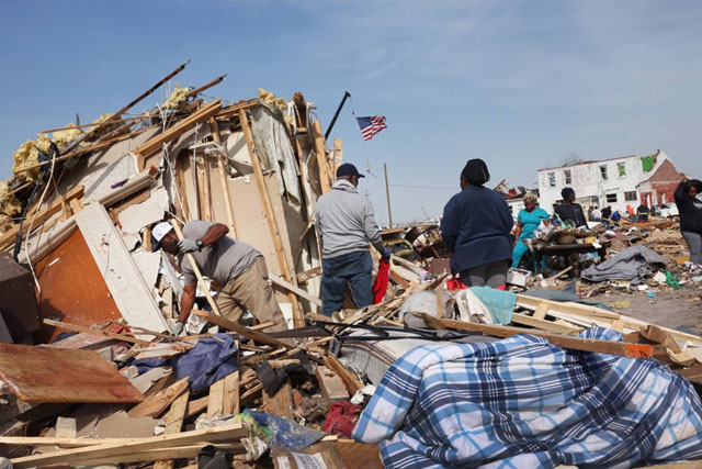 US: Pres Biden to visit Mississippi town ravaged by tornado