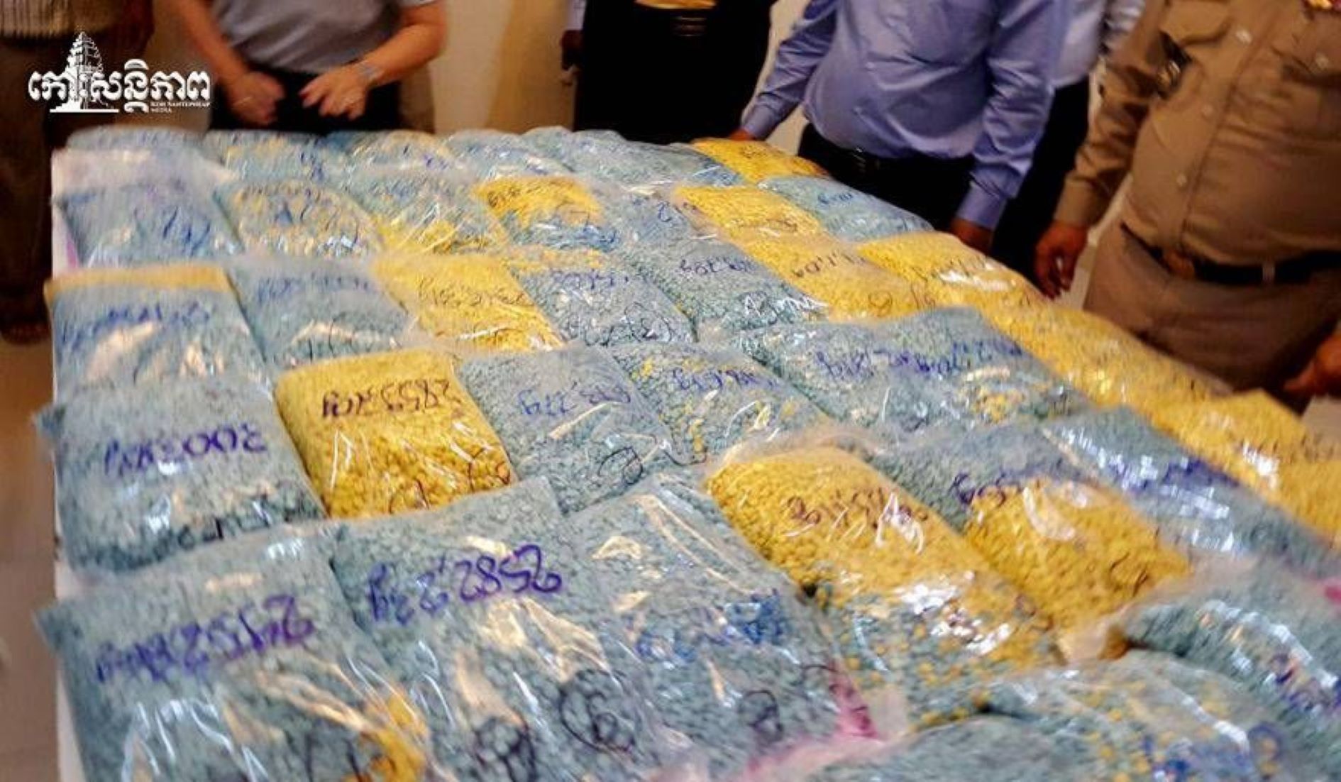 Cambodia Arrested Two Foreigners For Trafficking Over 40 Kg Of Illicit Drugs: Police