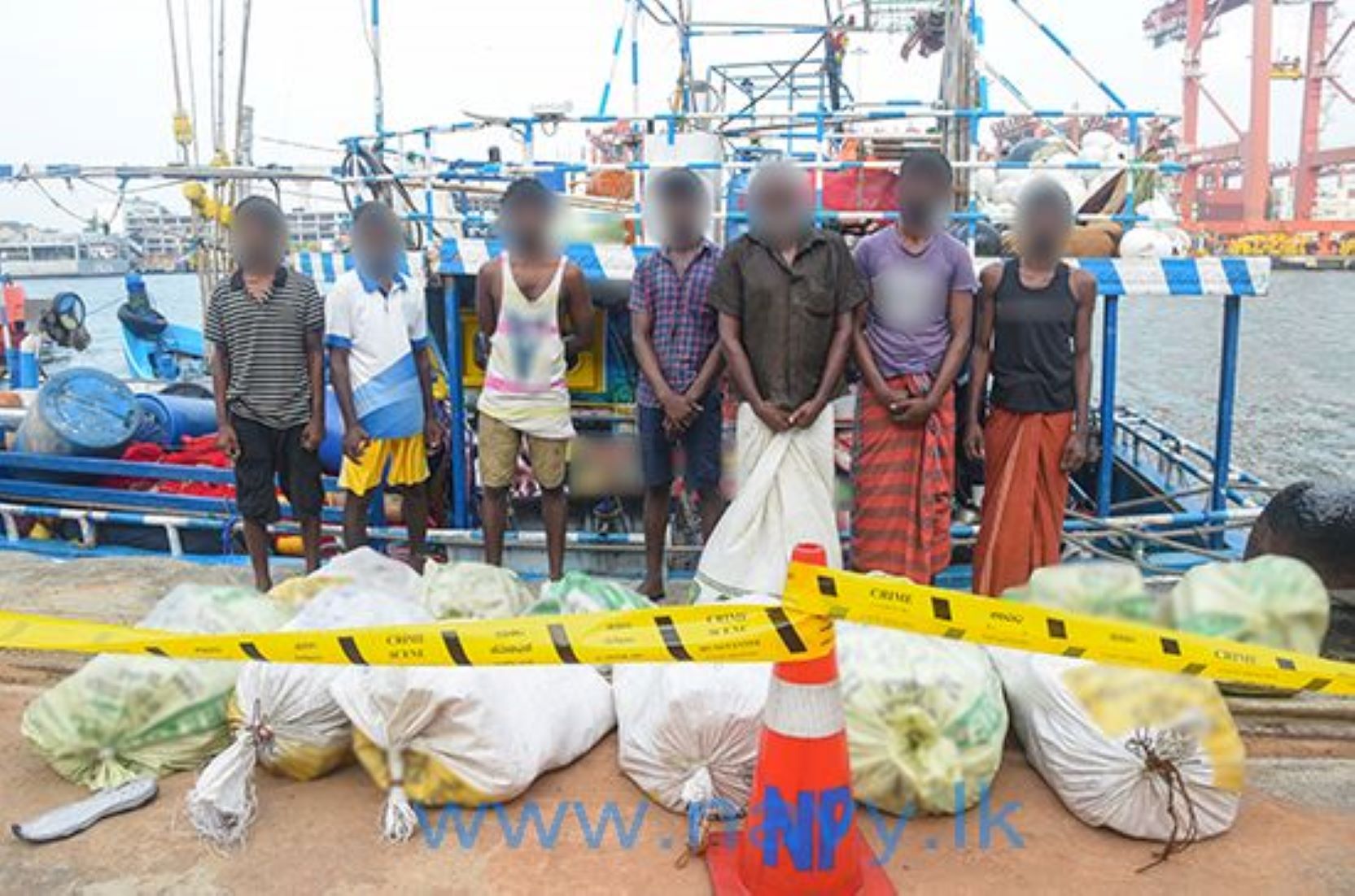 Sri Lankan Navy Seized Trawler Carrying Over 120 Kg Narcotics