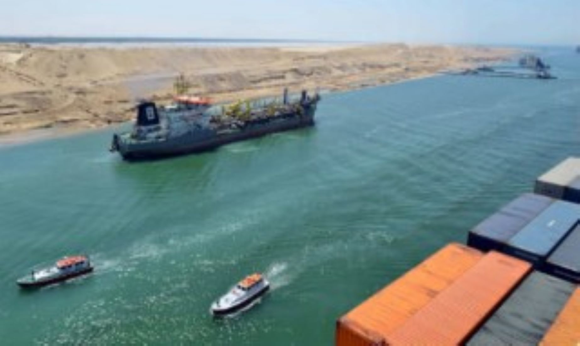 Egyptian Authority Refloated Stranded Ship In Suez Canal