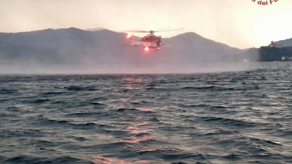 Four dead after boat overturns on Italy’s Lake Maggiore
