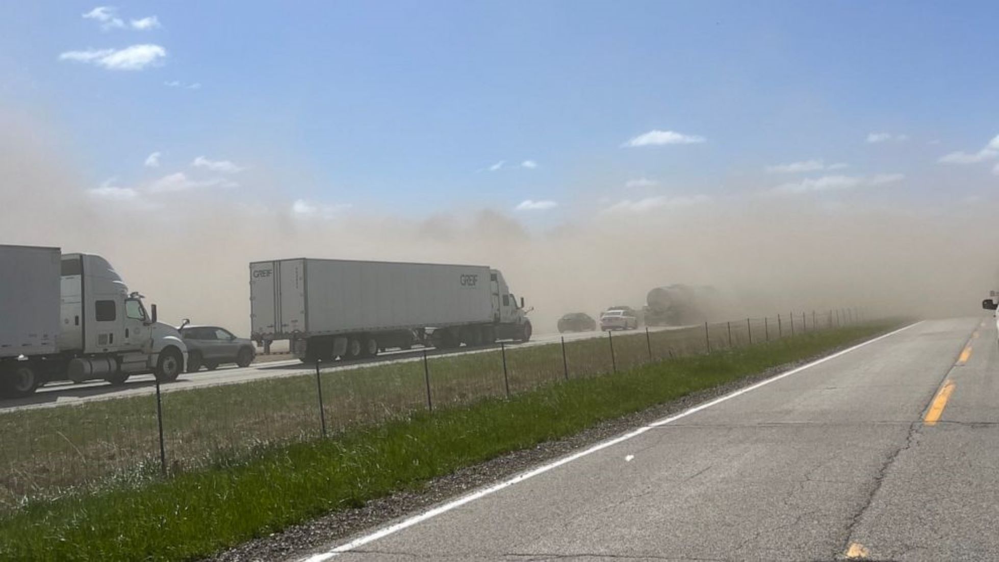 At Least Six Dead, 30 Injured In Vehicle Accidents Amid Dust Storm In Illinois