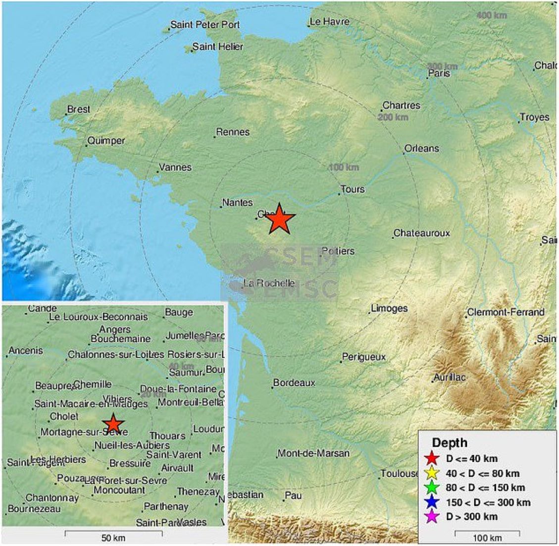 5.8-Magnitude Quake Hit Western France