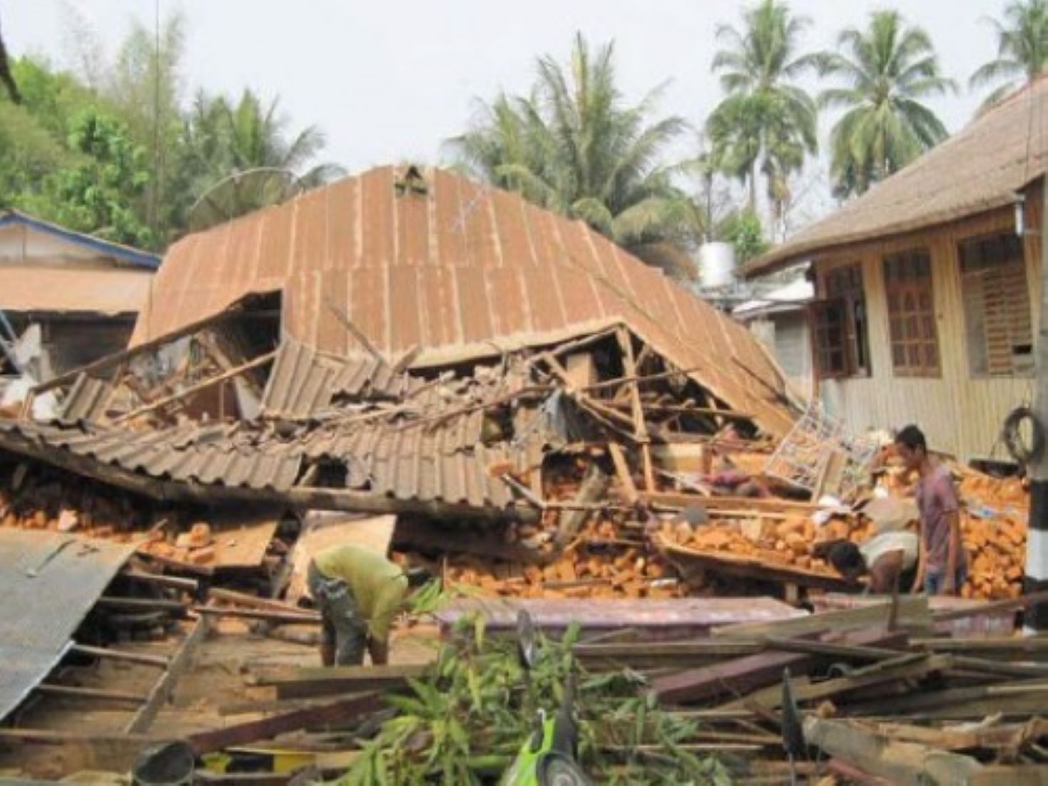 Two Killed, Buildings Damaged In Southern Myanmar Earthquake