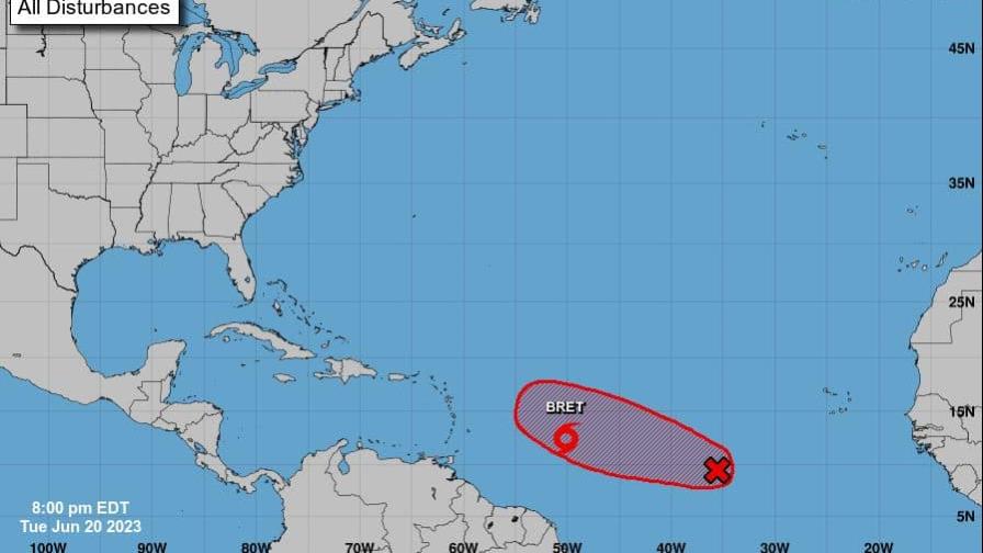 Barbados prepares with tropical storm warning before the proximity of Cyclone Bret