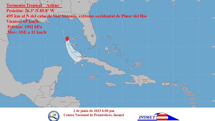 Update: Western Cuba prepares for Tropical Storm Arlene