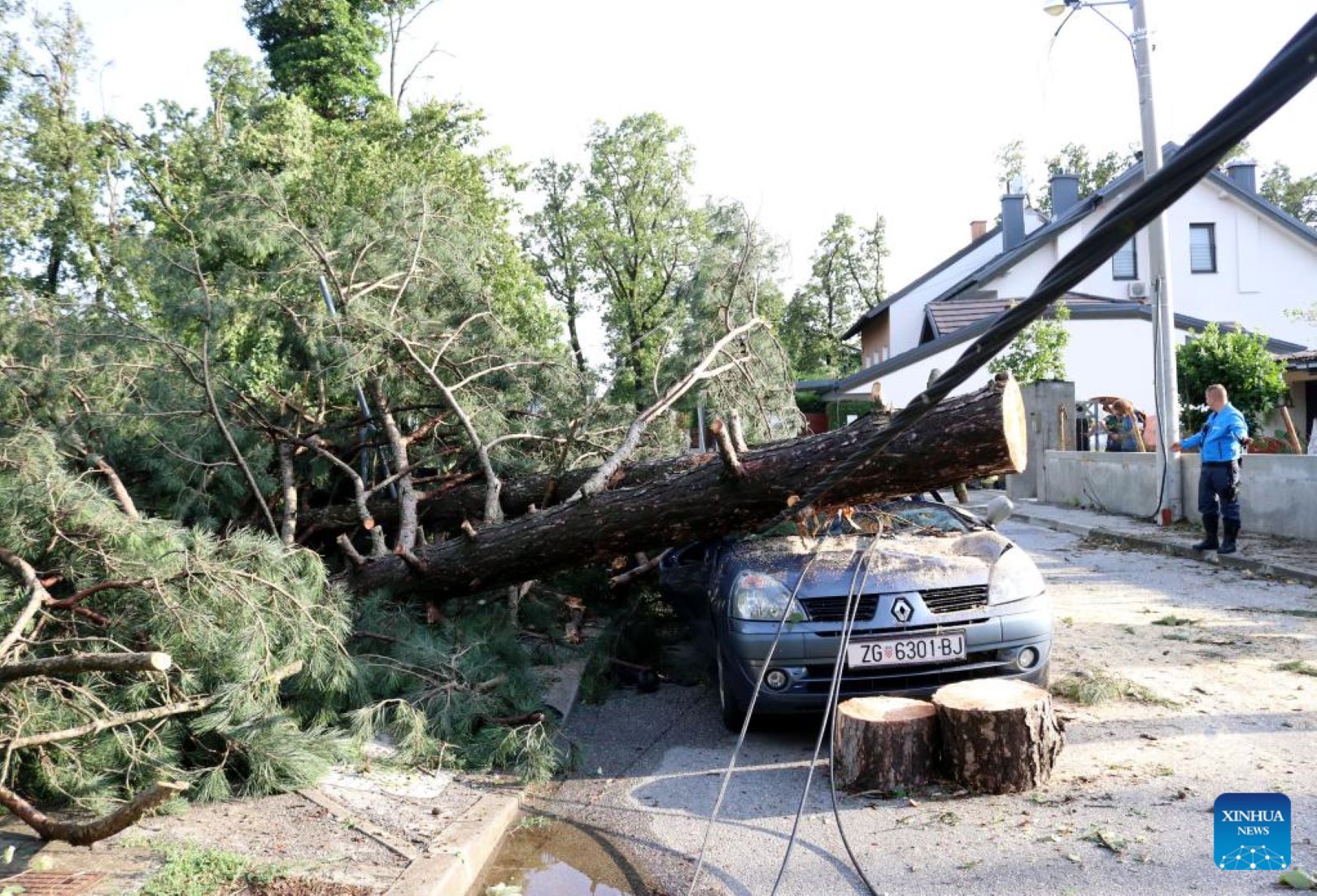 Two Killed, Several Injured As Powerful Storm Battered Zagreb