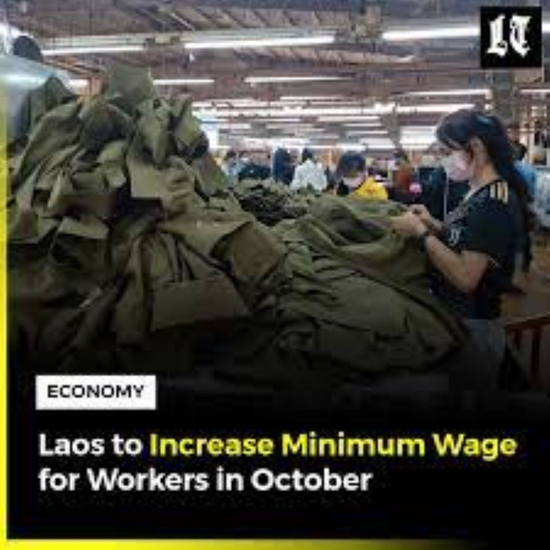 Laos To Increase Minimum Monthly Wage For Workers