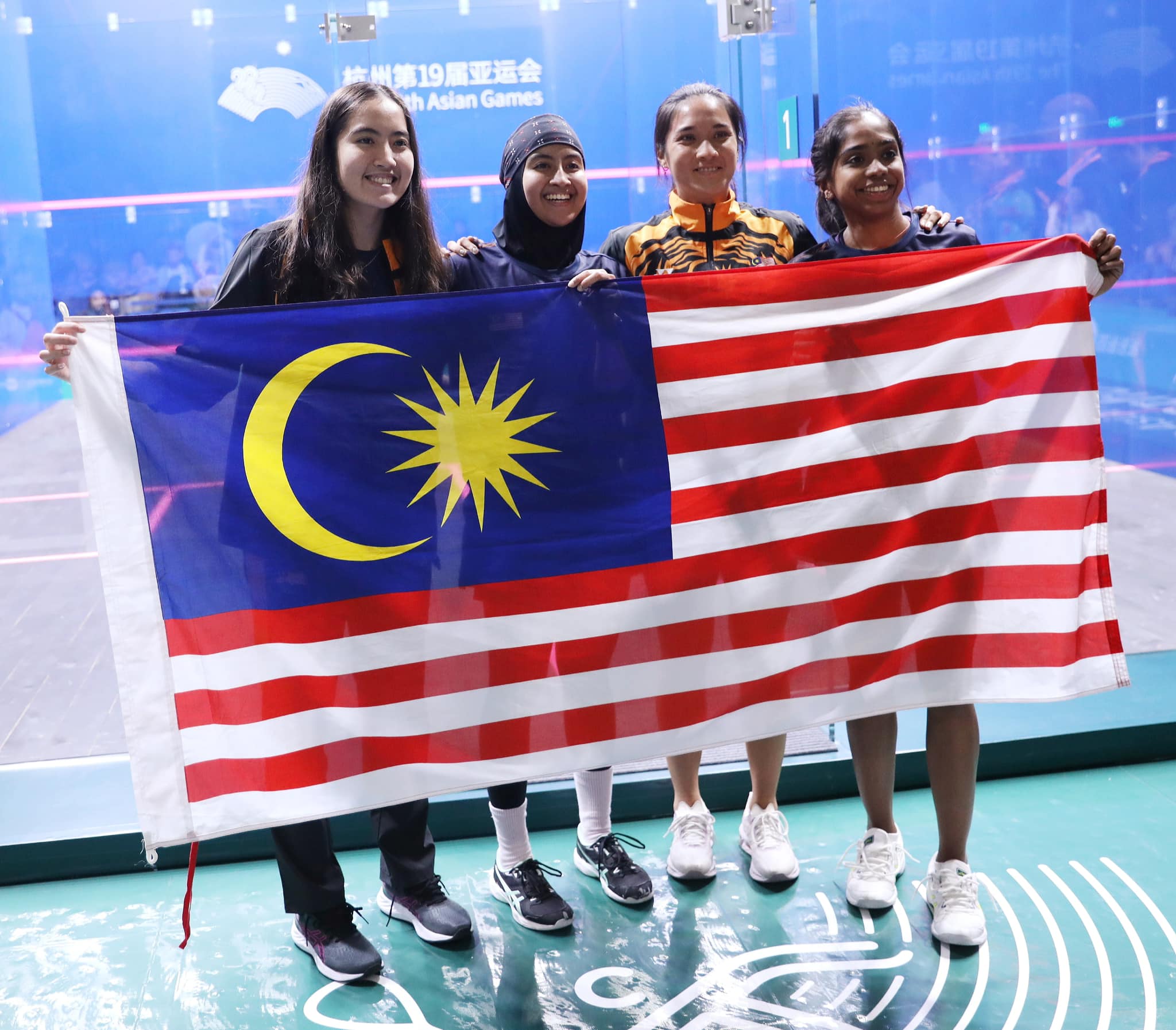 Hangzhou Asiad: Malaysian squash girls clinch team gold