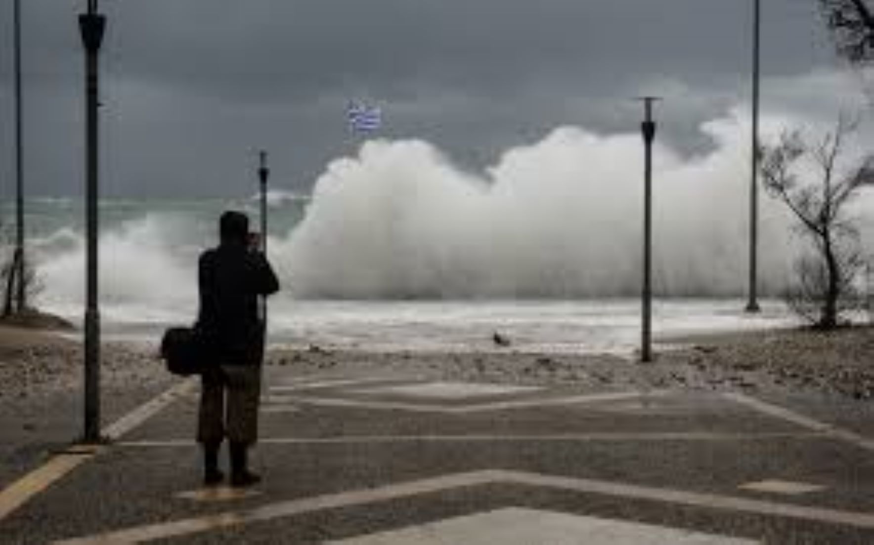 Central Greece Battered By Storm Elias