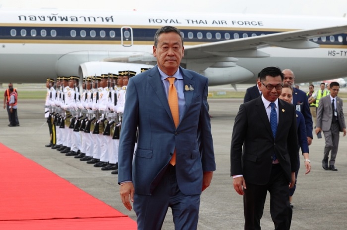 Thai PM Srettha Thavisin arrives in Malaysia for two-day visit