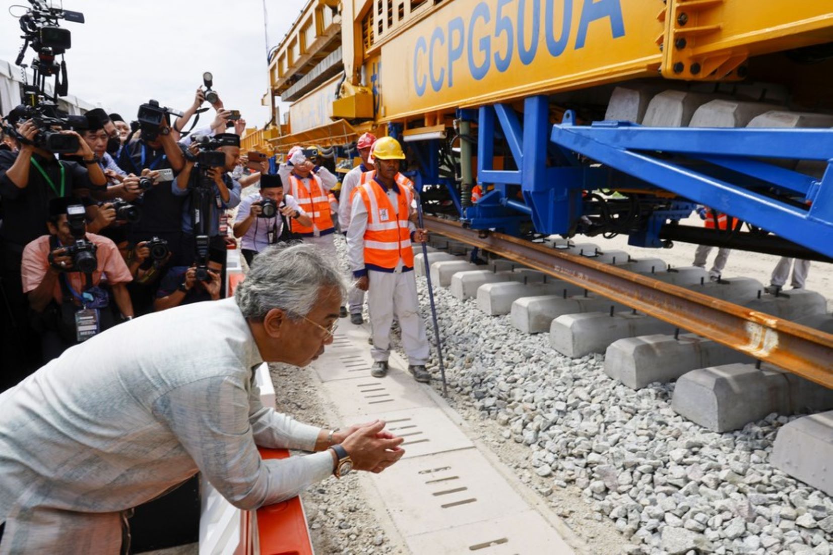 First Tracks Laid For Malaysia’s Mega Rail Project