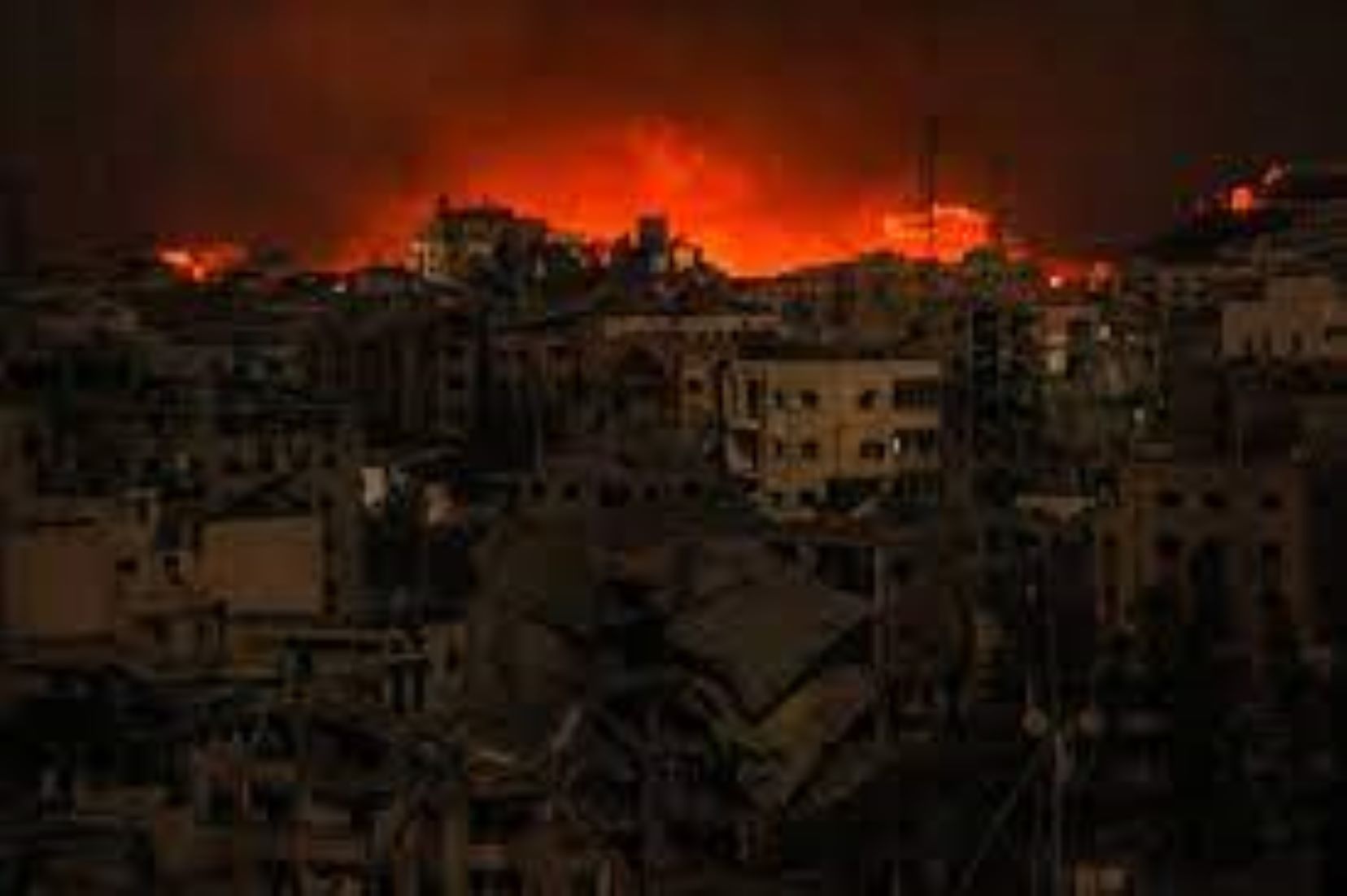 Palestinians Recall “Hellish” Night After Israeli Airstrikes Ravage Gazan Camps